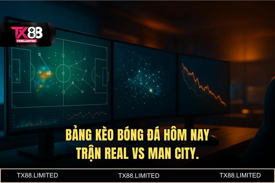 Giải mã biến động tỷ lệ kèo Real Madrid vs Man City qua lăng kính Big Data