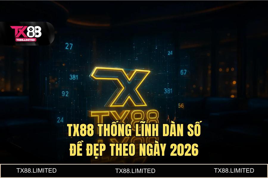 Dàn số đề đẹp theo ngày: Bí kíp soi cầu AI chuẩn xác tại TX88 2026